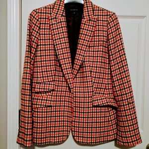 Perfect Fall Plaid Wool Blazer